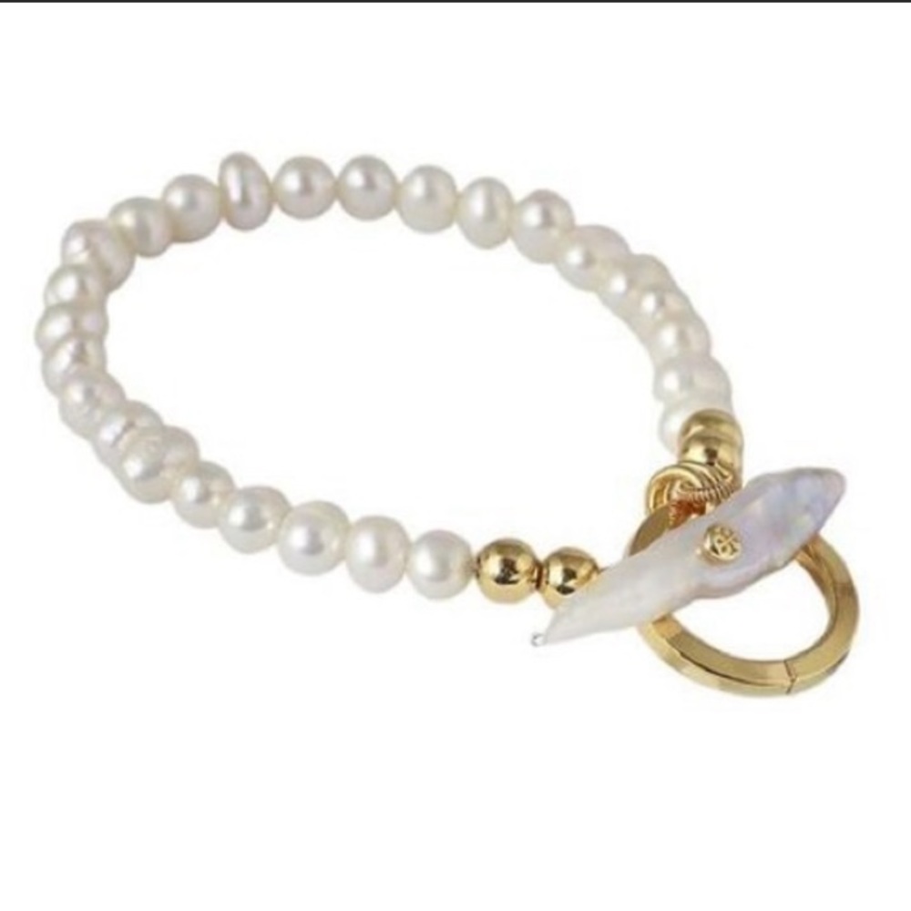 Tory Burch freshwater pearl bracelet